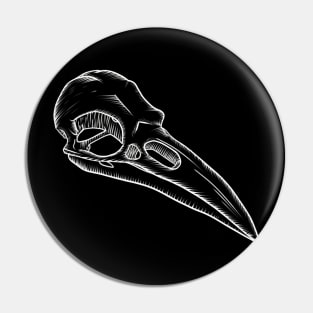 Crow skull Pin