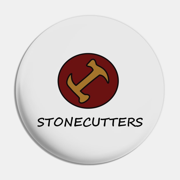 Stonecutters Logo Pin by saintpetty