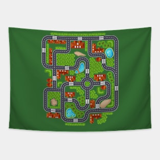 Play Cars PlayMat Dad Mom Back Massage Fathers Mothers Day Tapestry