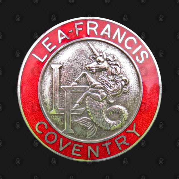 Lea Francis Coventry classic car emblem by soitwouldseem