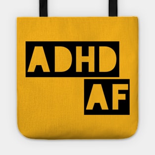 ADHD typographic design Tote