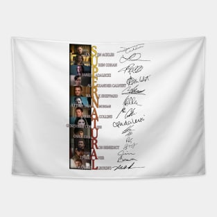 Supernatural Full Cast Signed Movie Film Tv Series Tapestry