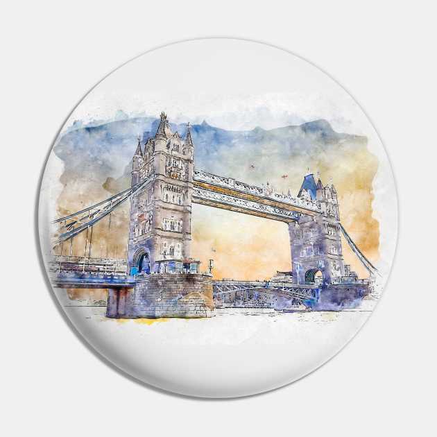 London Tower Bridge Pin by Montanescu