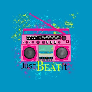 80's Just Beat It Retro Graphic T-Shirt