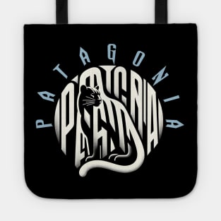 Patagonia National Park Mountain Lion Emblem Art Tote