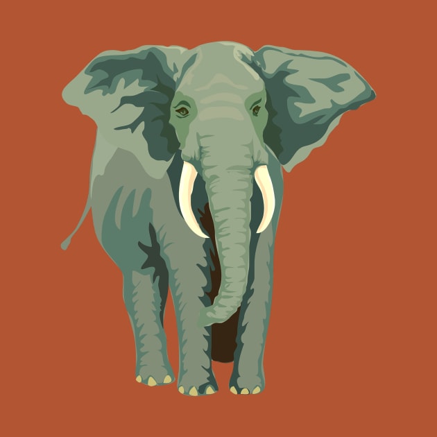 african elephant by creativeminds