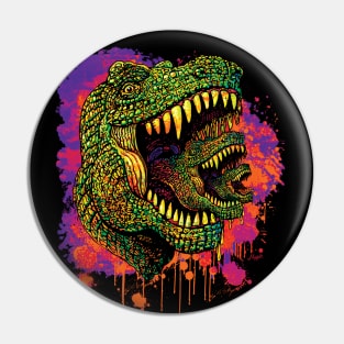 Tyrannosaurus T Rex Cubed Pin