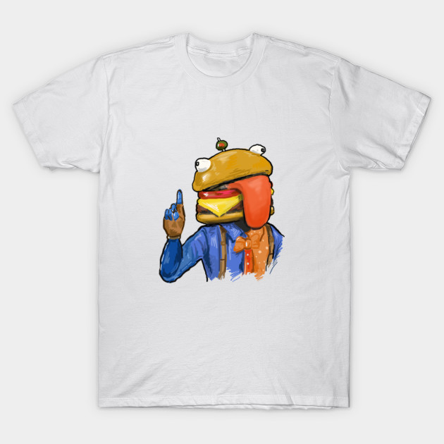 Durr Burger Skin Fortnite Durr Burger T Shirt Teepublic - fortnite durr burger shirt roblox