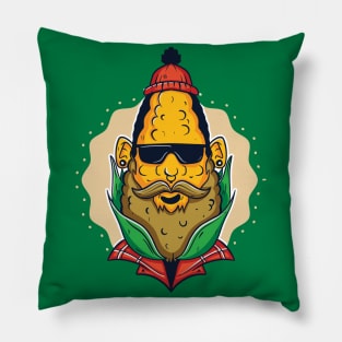 Hipster Corn on the Cob Pillow