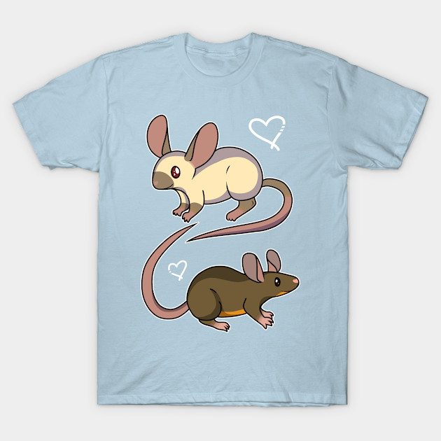 Disover Fancy Mouse Love - Mouse - T-Shirt