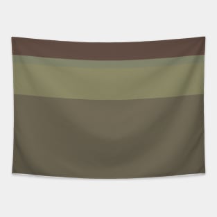 A tremendous impression of Quincy, Pastel Brown, Camouflage Green, Sage and Brown Grey stripes. Tapestry