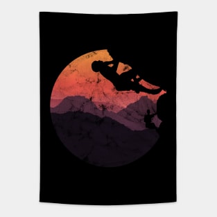 Climbing mountains Tapestry