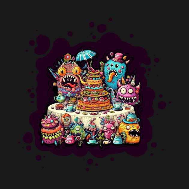 Monster Cake Party by Zedekiel