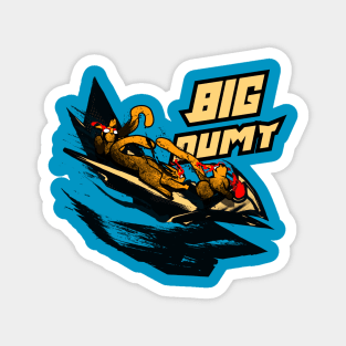 Big Dummy - Ghostcat Republic on Paper Airplane Magnet