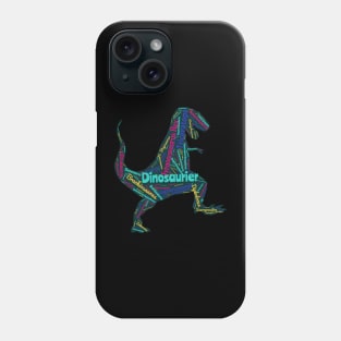 Lesen lernen mit einem T-Rex Dinosaurierer Phone Case