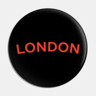 London City Typography Pin