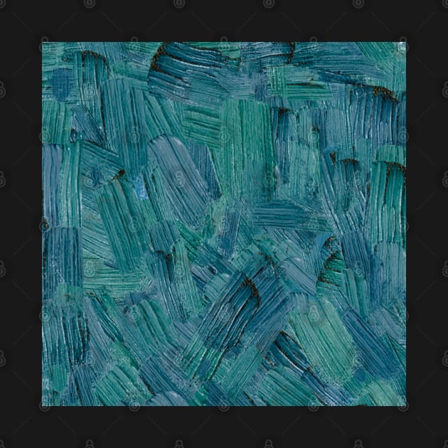 Green and Blue Brush Strokes by jois designs