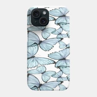 Baby Blue Butterfly For Your Case Style Phone Case