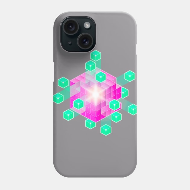 Cube Clones Rubik Cube Colorful Impossible Cube  Gift Phone Case by Massi_Feknous