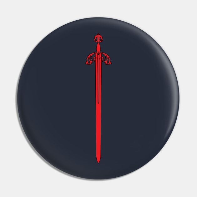 Tizona Sword (red) Pin by PabloDeChenez