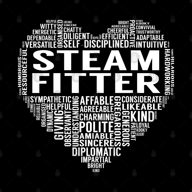 Steam Fitter Heart by LotusTee