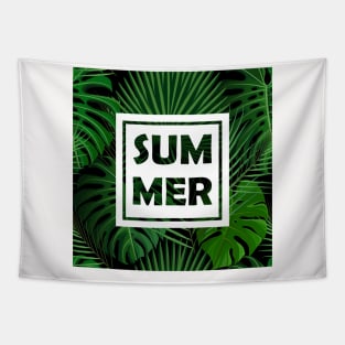 Tropical Neck Gator Summer Tropical Plants Tapestry