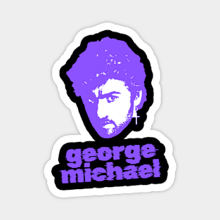 George michael ||| 80s sliced Magnet