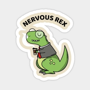 Nervous Rex Cute Dino Magnet