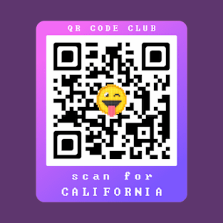 Scan for California, Qr Code Funny Memes -34 T-Shirt