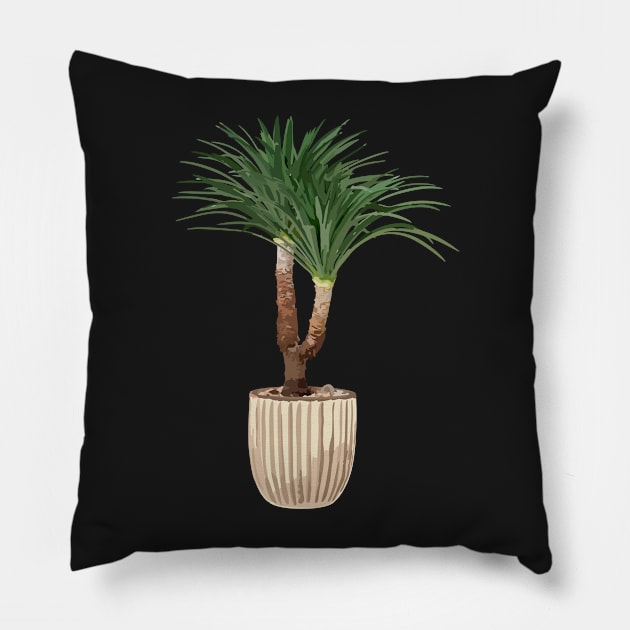 Dracaena plant Pillow by gronly