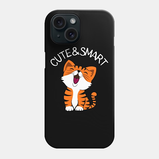 Cute and Smart Cookie Sweet kitty baby tiger cute baby outfit Phone Case by BoogieCreates