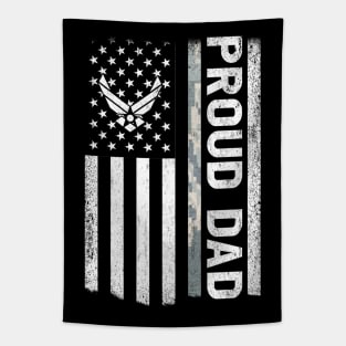 Proud Air Force Dad Tapestry