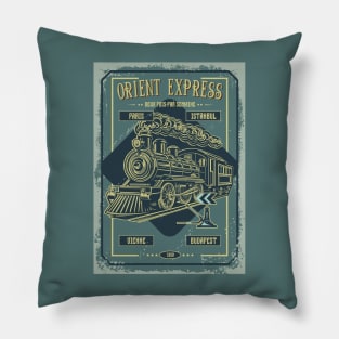 RETRO TRAIN Pillow