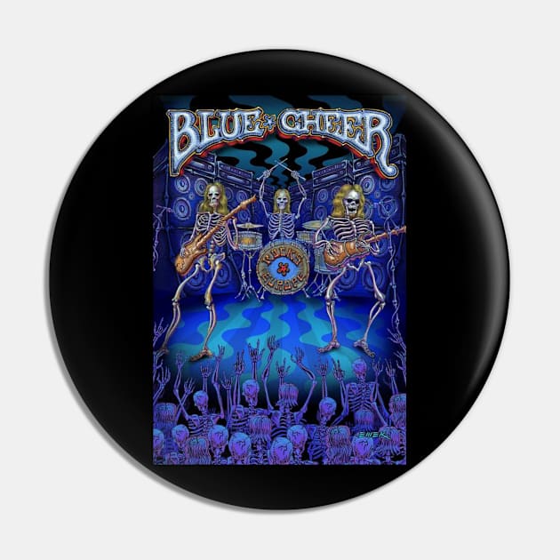 BLUE CHEER MERCH VTG Pin by Creepy Tees