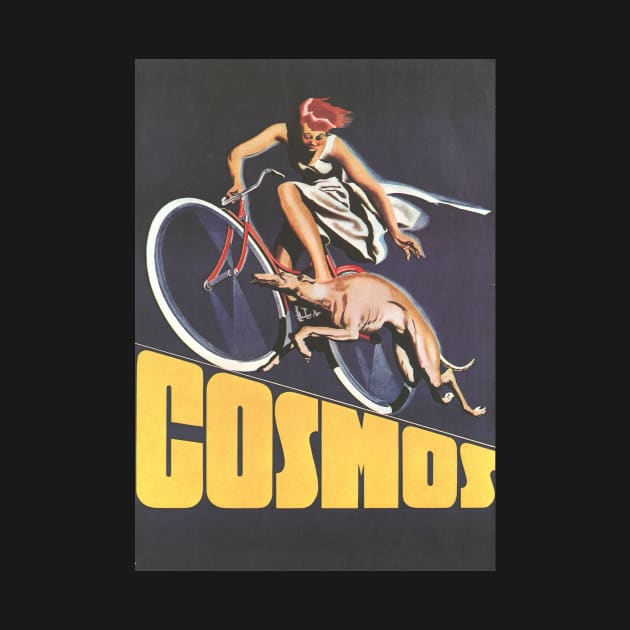 CosmosBicycles - Vintage Bicycle Poster from 1935 by coolville