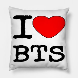 I LOVE BTS Pillow