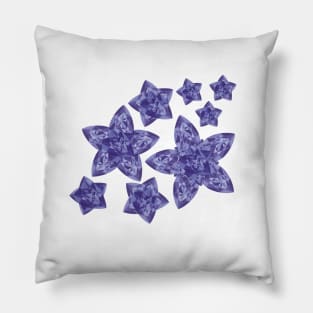 Gemstone Flowers Pillow