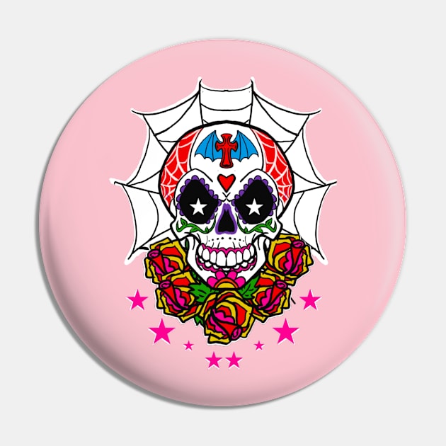 Dia De Los Muertos Pin by Biomek