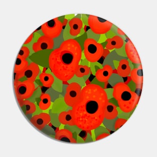 Poppy Field Pin