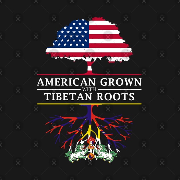 American Grown with Tibetan Roots - Tibet Design by Family Heritage Gifts