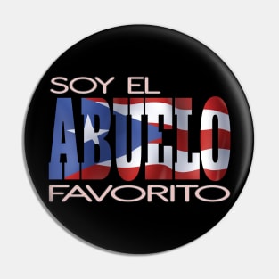 Soy El Abuelo Favorito Puerto Rico Flag Puerto Rican Pride Pin