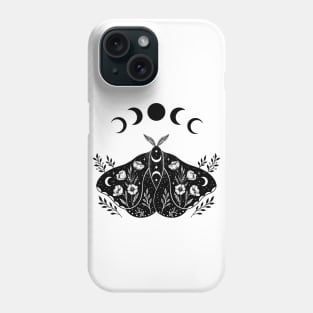 Luna and Moth Phone Case