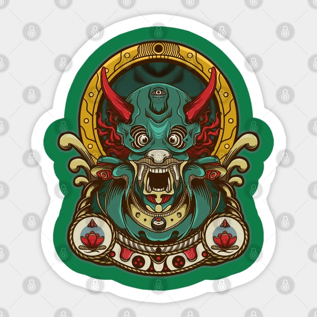 Buto Ijo Tatto design - Buto Ijo - Sticker | TeePublic