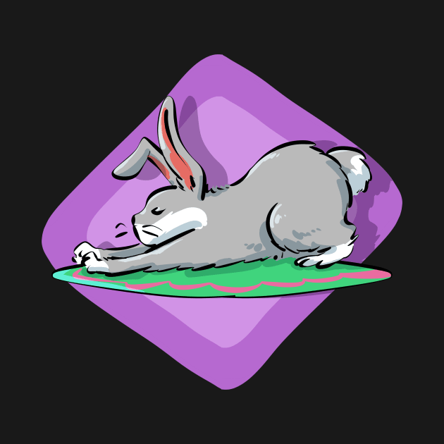 Yoga Spiritual Bunny Pet Owners by PhantomDesign