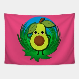 Kawaii Avocado Tapestry