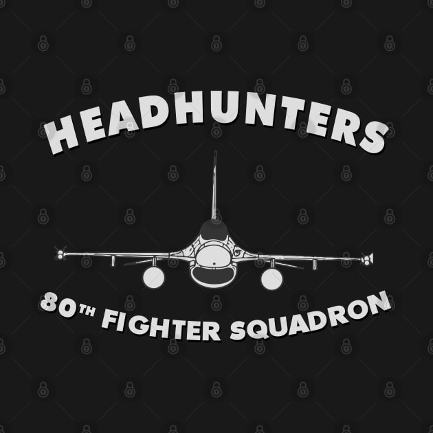 80th Fighter Squadron Headhunters USAF F16 by DesignedForFlight