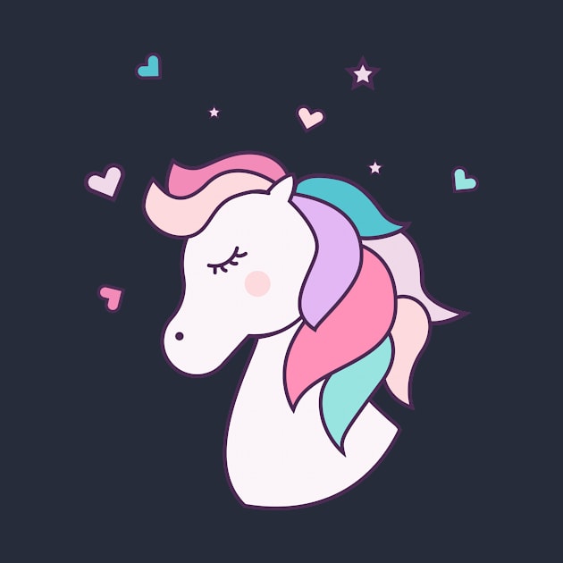 Zen the Love Unicorn by Claudiaco