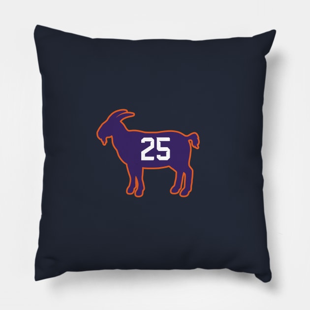 Mikal Bridges Phoenix Goat Qiangy Pillow by qiangdade