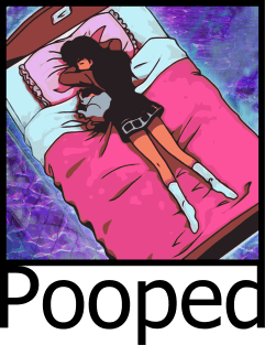 Pooped Anime Aesthetic Magnet