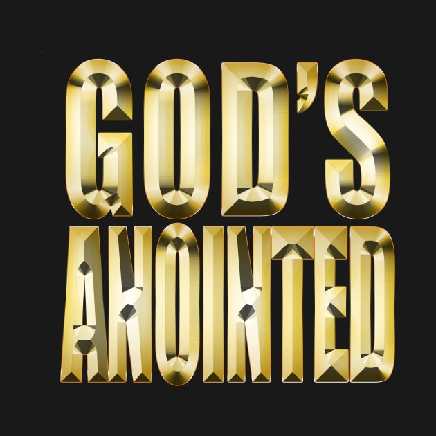 God's Anointed Christian T-Shirt by FHENAKU